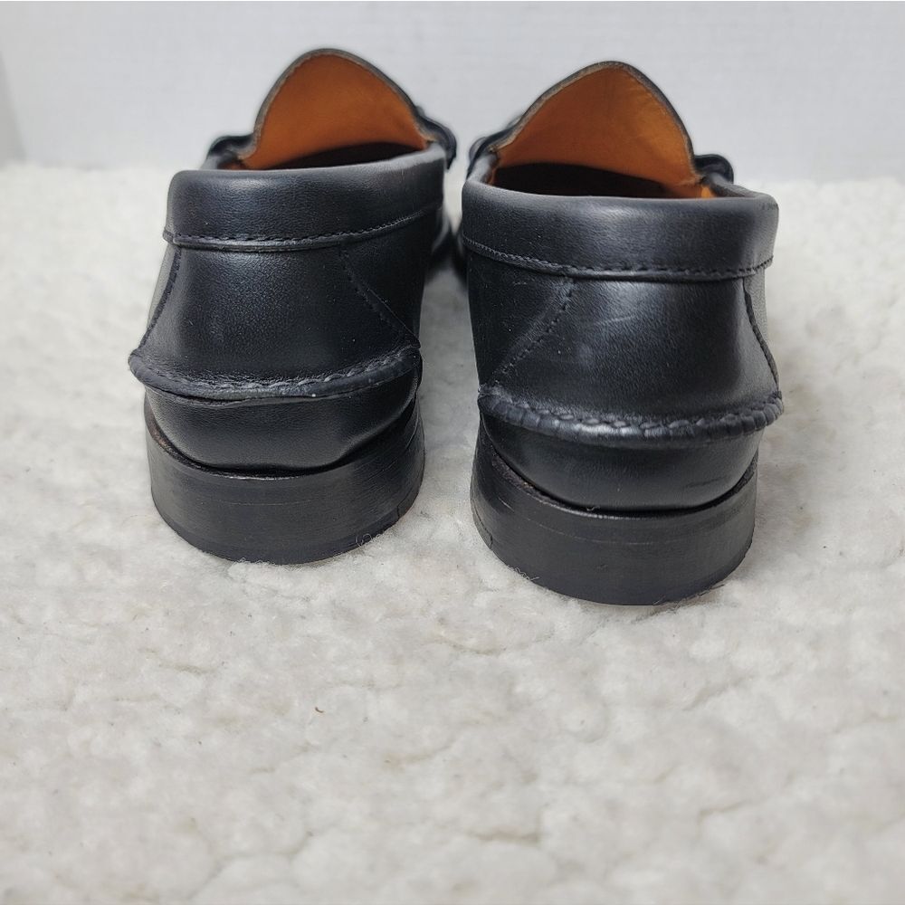 Chippewa Black Leather Horsebit Loafers Shoes Men’s 9C Handcrafted USA 2337 - Picture 4 of 11
